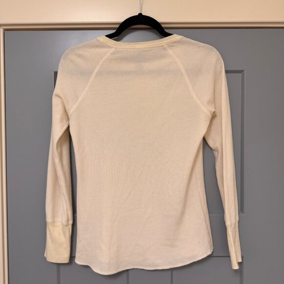 Green Bay Packers Cream Thermal Long Sleeve, Size S - Picture 2 of 9